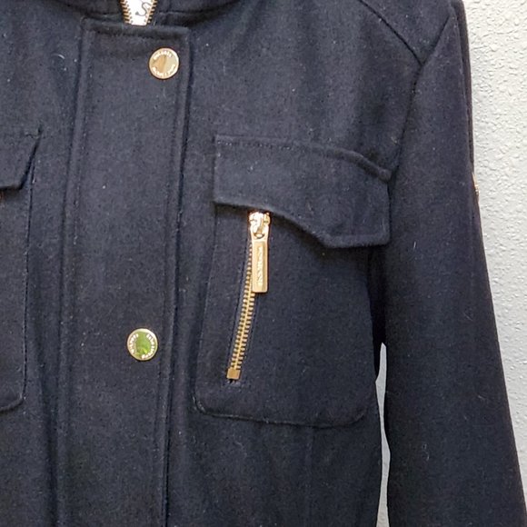 Michael Kors Black Hooded Jacket - Picture 8 of 15